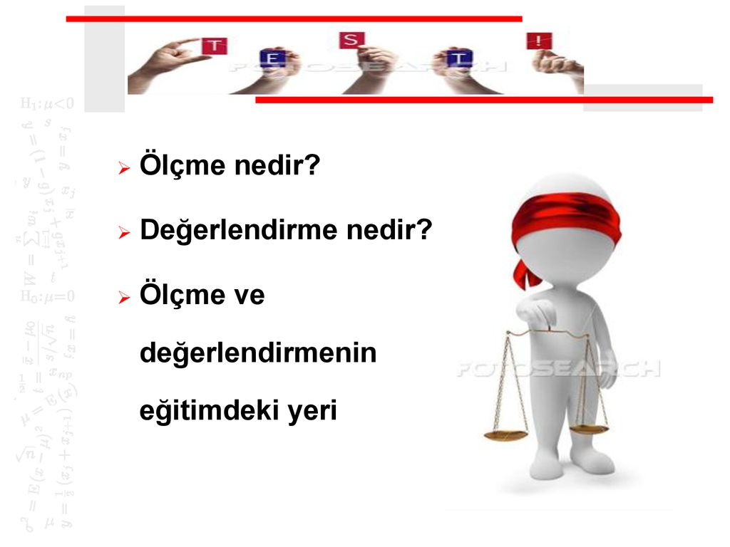 ÖLÇME VE DEĞERLENDİRME ppt indir